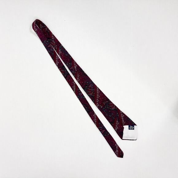 Vintage Oscar de la Renta Silk Tie - Picture 8 of 8